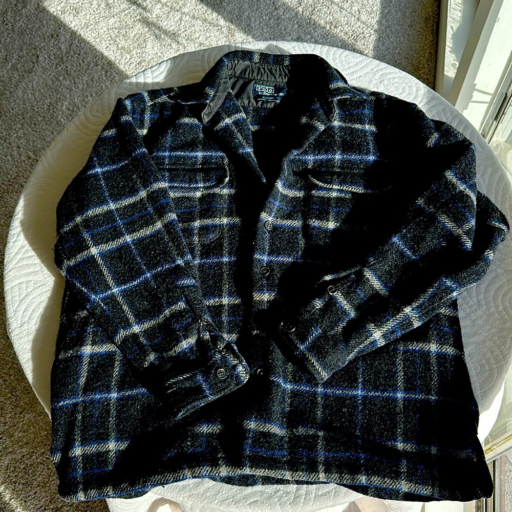 Polo by Ralph Lauren Men’s Wool Shirt Jacket